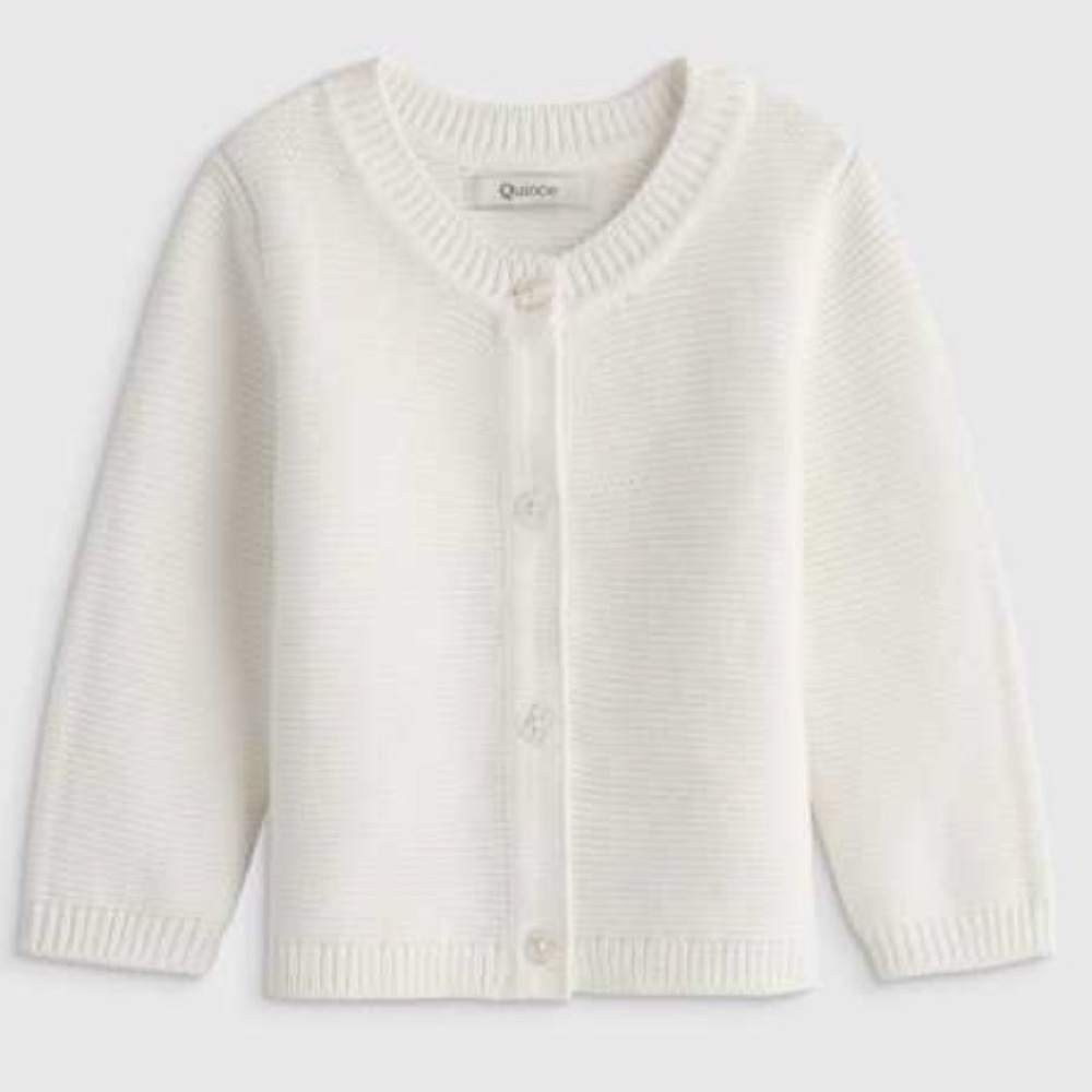 Quince baby  Cardigan Sz 3-6M